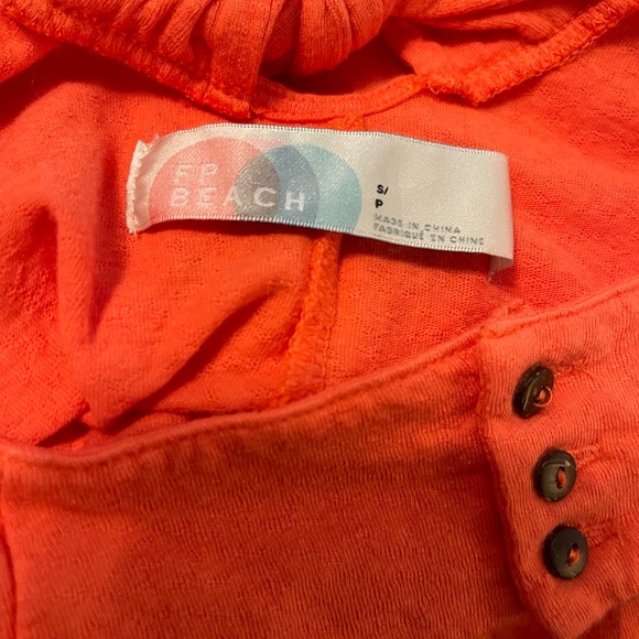 Free People Beach Coral Midi Dress - Picture 5 of 5